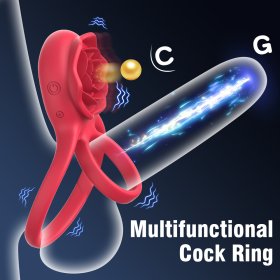 Petal-shaped Vibrating Penis Ring