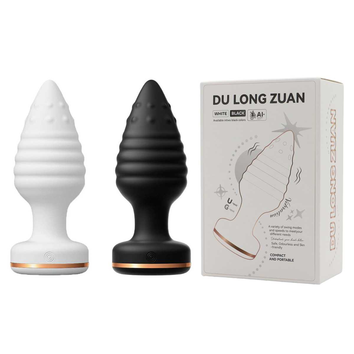 Threaded Vibrating Butt Plug - APP Smart Threaded Vibrating Butt Plug - APP Smart